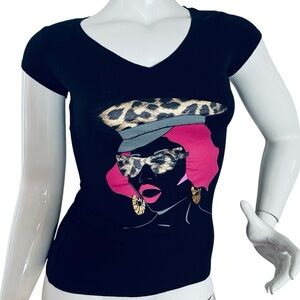 Nicki Minaj - Black Shirt Ladies XS
